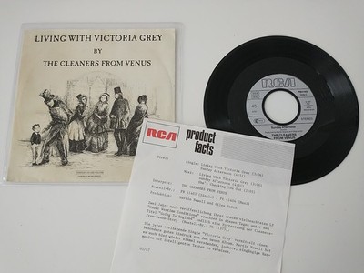 The Cleaners From Venus - Living With Victoria Grey Mit Promo paper! 7'' 1987
