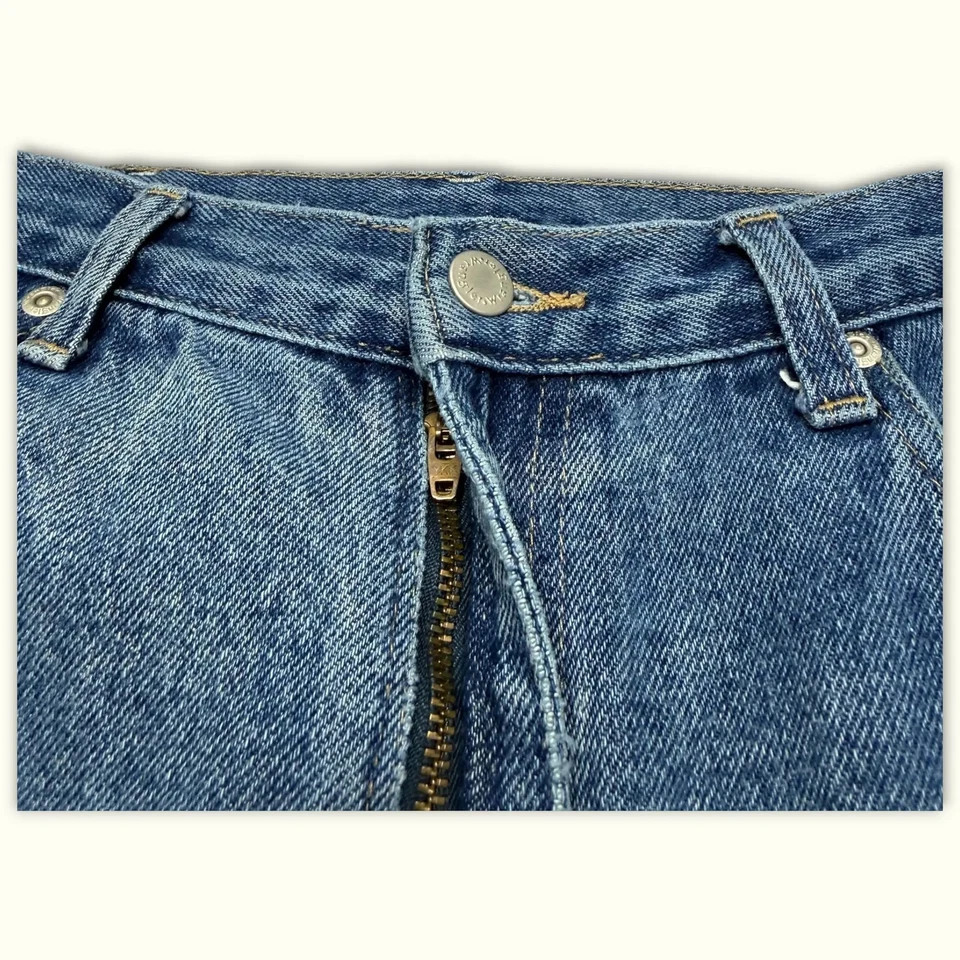 wrangler Vaqueros W32/L30 Azul Excelente Hombres Moderno (m517) - Imagen 3 de 4