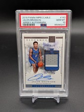 2018-19 Panini Impeccable - Elegance Rookie Jersey Auto Jalen Brunson /99 RPA