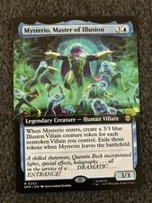 Magic MTG - Mysterio, Master of Illusion (Extended Art) - Marvel's Spider-Man