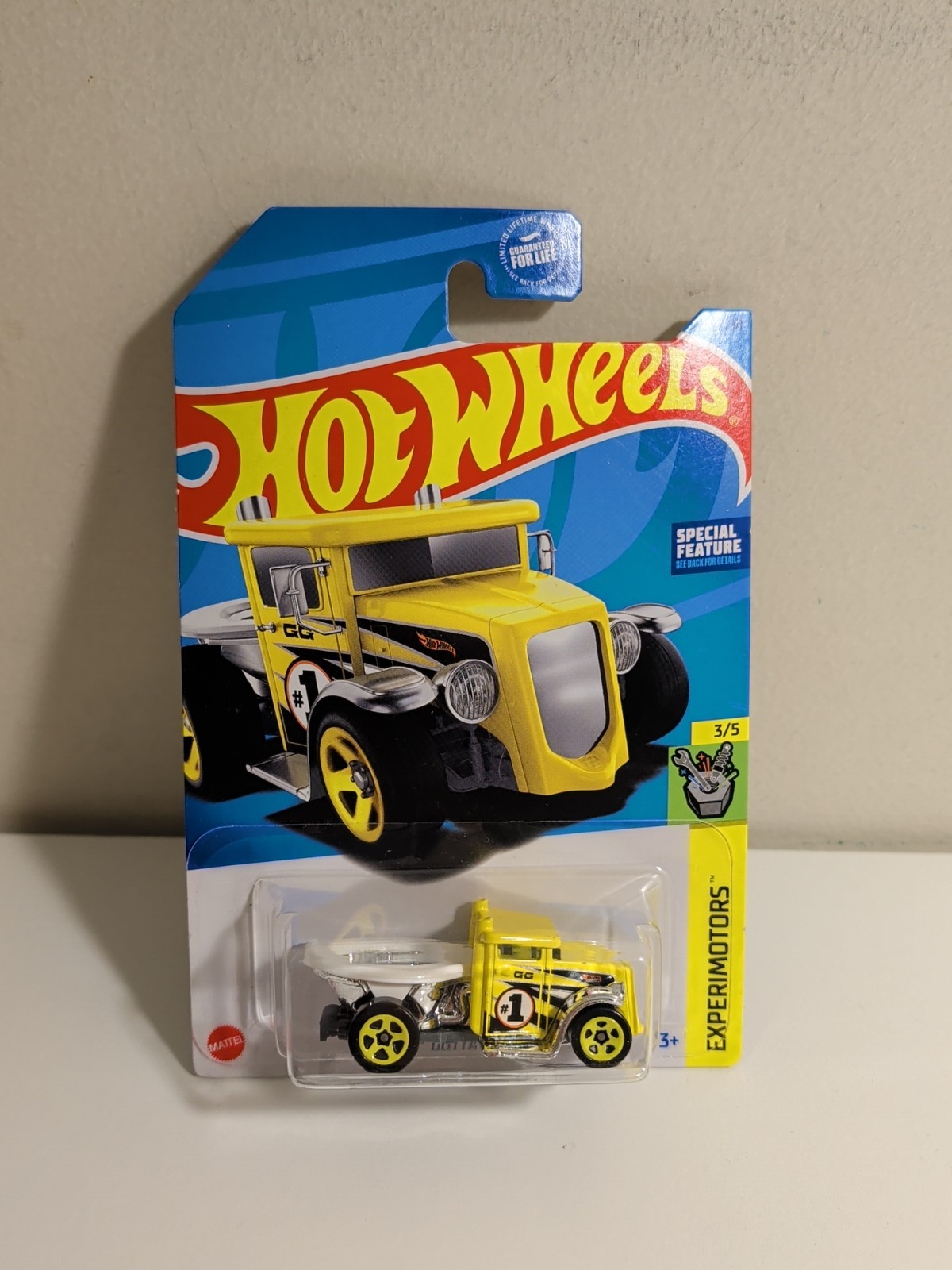 2023 Hot Wheels 48/250 Experimotors 3/5 Gotta Go (Yellow) NEW SEALED