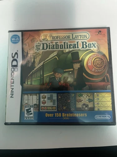 Professor Layton and the Diabolical Box Nintendo DS 2009 New Sealed