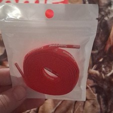 Supreme Red Cotton Flat Shoelaces 120CM Replacement Shoe Laces for Sneakers