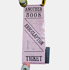 Eric Clapton Another Ticket Vintage 1981 Promo Tour Album Poster RSO Records