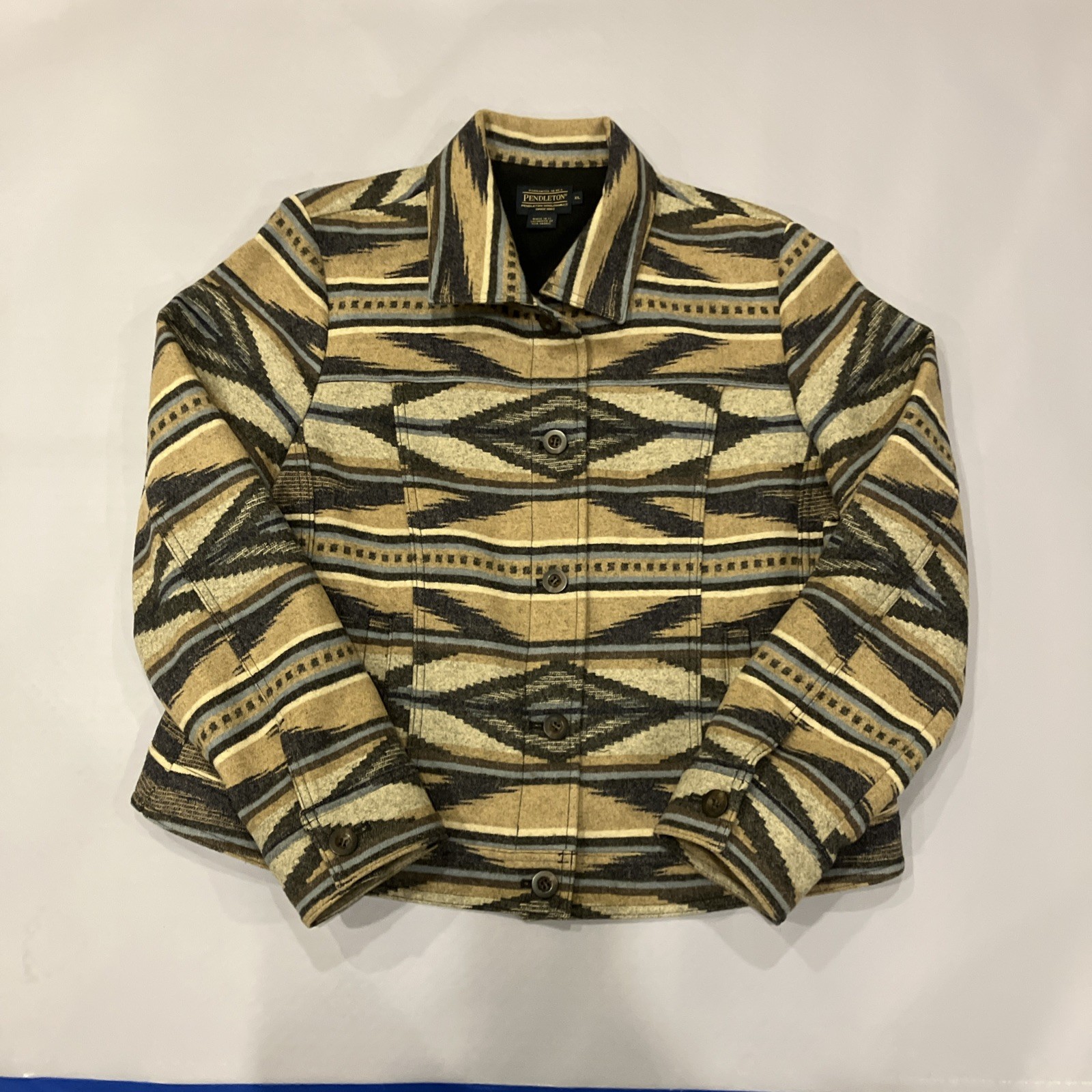 Pendleton Limited Edition Southwestern Aztec Virgin Wool  Jacket Women’s XL