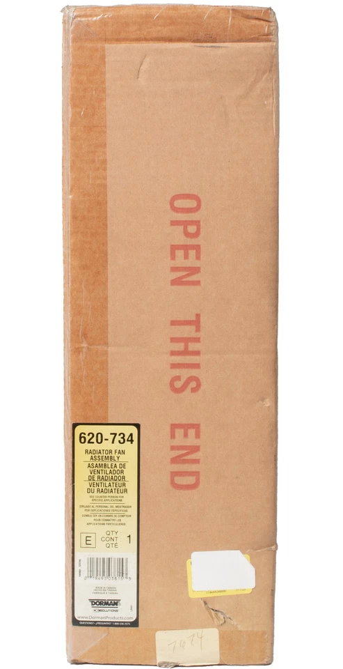 Conjunto de ventilador de radiador de repuesto Dorman para Kia Rio 2003-2005 modelo ID 620-734 Foto 4 de 4