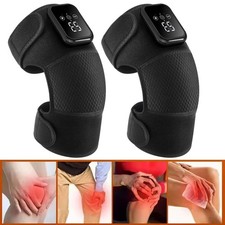 Knee Massager with Heat  Vibration, Heated Knee Brace for Knee Pain Cordedless