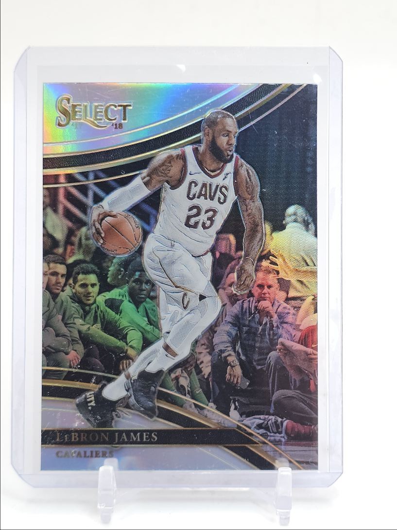 LEBRON JAMES 2017-18 SELECT COURTSIDE SILVER PRIZM CAVALIERS Q5908