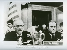 THE SEDUCTION OF JOE TYNAN 8x10 b/w Press Photo / Melvyn Douglas & Rip Torn