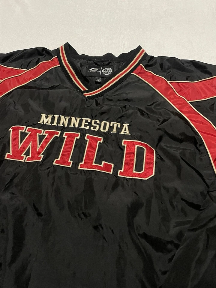 Vintage Minnesota Wild Windbreaker Jacket NHL G-lll Mens 2XL Rare 90’s Hockey - Image 3 of 4