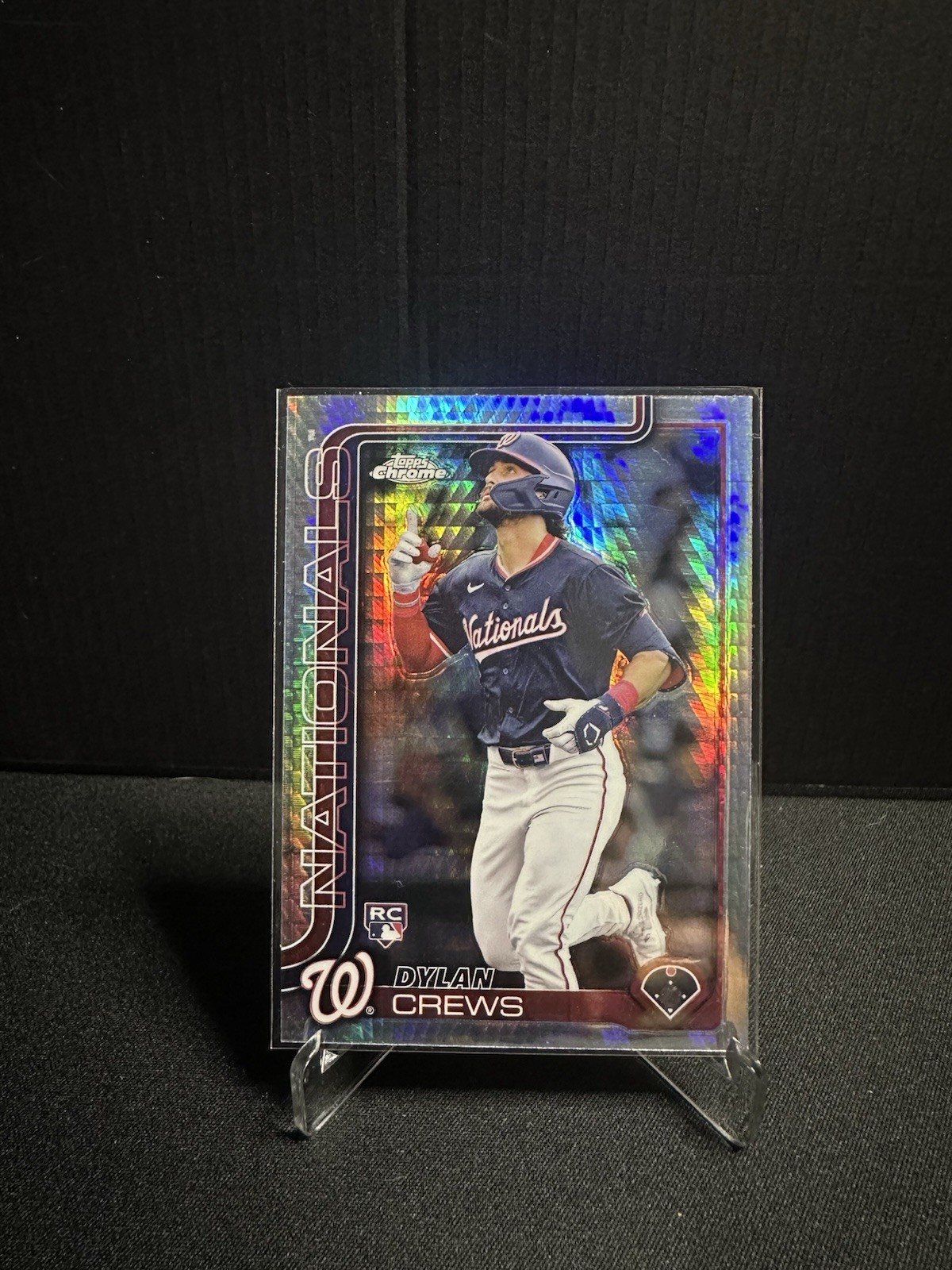 2025 Topps Chrome - Dylan Crews (RC) Prism Refractor #146