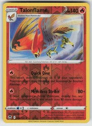 Talonflame 029/195 Silver Tempest Reverse Holo Rare