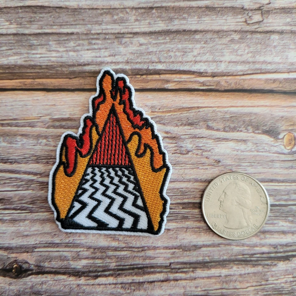 Twin Peaks Dougie Jones Good Luck Charm Embroidered Iron On Patch - Image 2 of 2