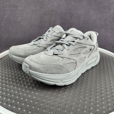 Hoka One One Clifton L Suede Men\'s Running Shoes - Gray Hoka One One Clifton L Suede Shoes Mens Size 8 Gray Walking  main image 3
