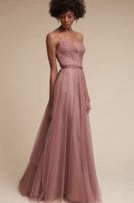 Watters BHLDN Mauve Bridesmaid Dress 100% Polyester Size 