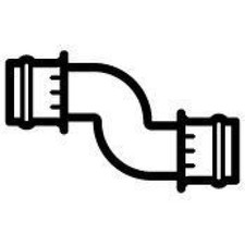 NRF 166345 Ladeluftschlauch für BMW 1 E81 E82 E87