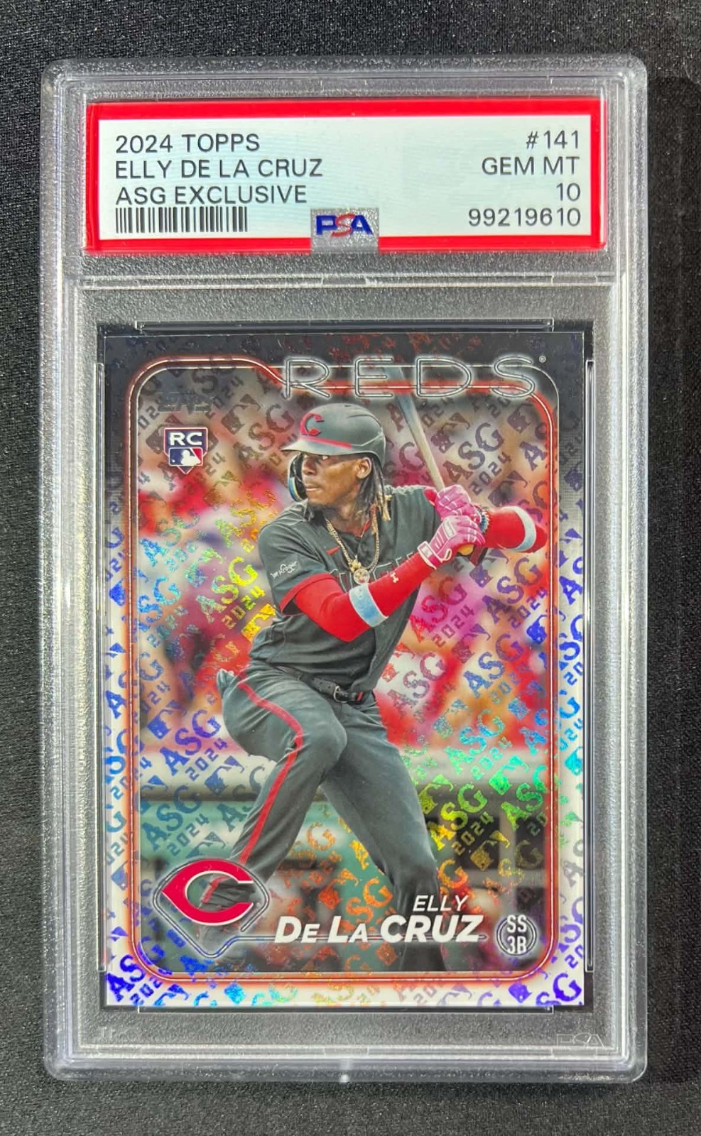 2024 Topps Elly De La Cruz ASG Exclusive RC PSA 10 Gem Mint Rookie view 2