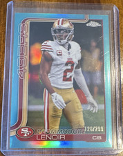 Topps Deommodore Lenoir San Francisco 49ers 2024 Chrome Teal /299 #269
