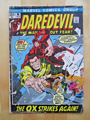 US DAREDEVIL 86 (Vol 1) * MARVEL 1972 * vs. the OK * Gerry Conway & Gene Colan