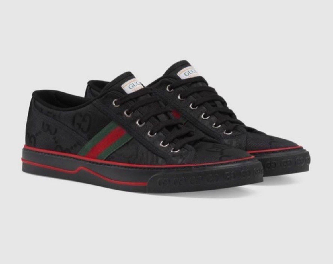 GUCCI Mens 1977 Off The Grid Sneakers 628709 Size 12.5 G, US 