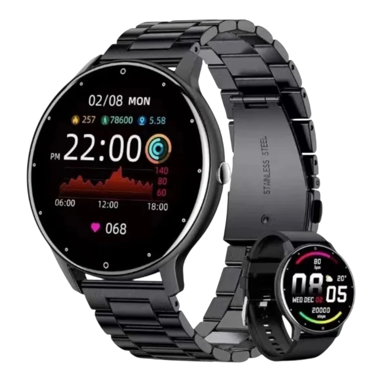ZL02 Smart Watch Bluetooth Fitness Tracker Heart Rate Sleep Monitor IP67 Android
Opens in a new wind