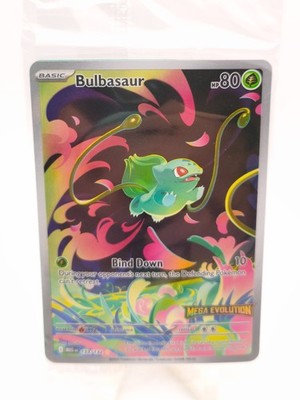BULBASAUR POKEMON 133 SEALED 2025 MEGA EVOLUTION ENHANCED BOOSTER DISPLAY 3