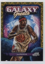 2023 Topps Cosmic Chrome Gold Interstellar Refractor 35/50 Jalen Rose #GG-22 7y2