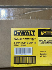 DEWALT DWA8435Z Type 27 Cut-Off Wheel, Aluminum Oxide, 4-1/2x1/8x5/8 3FULL BOXES