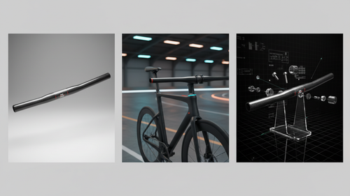 Carbon MTB Lenker 25,4mm Flat Bar 3K Glossy 108g Fahrrad Lenker 580-720mm XC - Bild 7 von 8