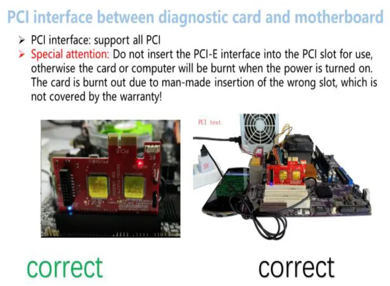 KQCPET6 V8 PC Laptop Diagnostic Test Card Universal Debug Tool LPC