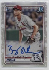 2020 Bowman Chrome Prospect Refractor 232/499 Brady Whalen #CPA-BW Auto 4f5