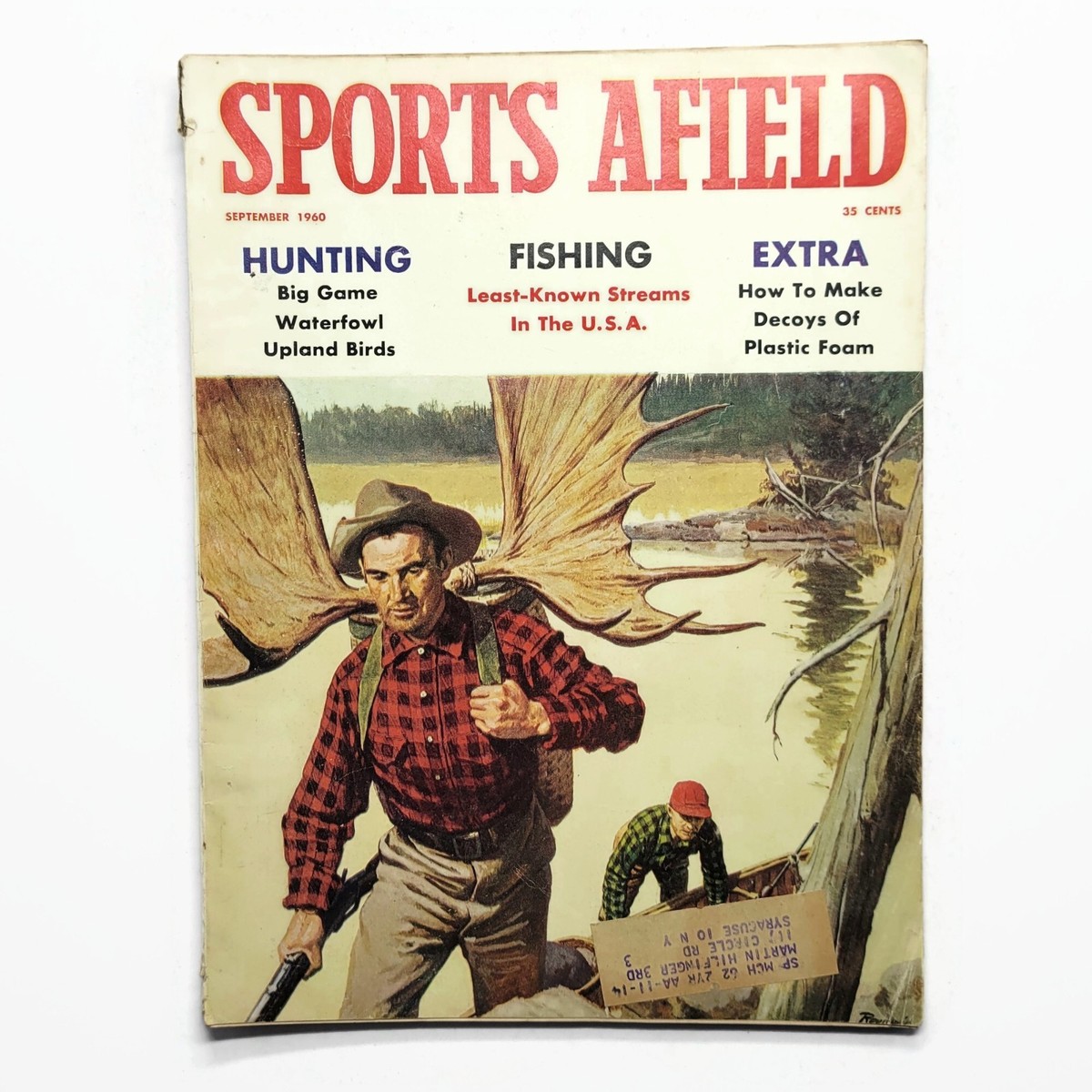 ヴィンテージ 本【 ARCHIVE / アーカイブ 】 ブック 雑誌 洋書 レア Vintage September 1960 Sports Afield Outdoors Ad Magazine