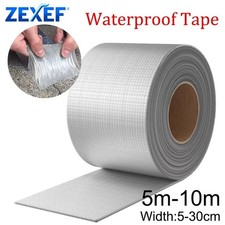 Waterproof Butyl Tape Aluminium Foil Self Adhesive Leak Roof Crack Repair Roll