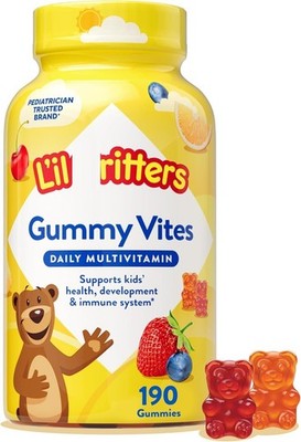 Multivitaminas Gomosas Sabores de Frutas Para Niños Pequeños Niños de 2+ años