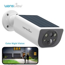 Wansview 2K 3MP Solar Security Camera Outdoor WiFi Wireless Human Detection