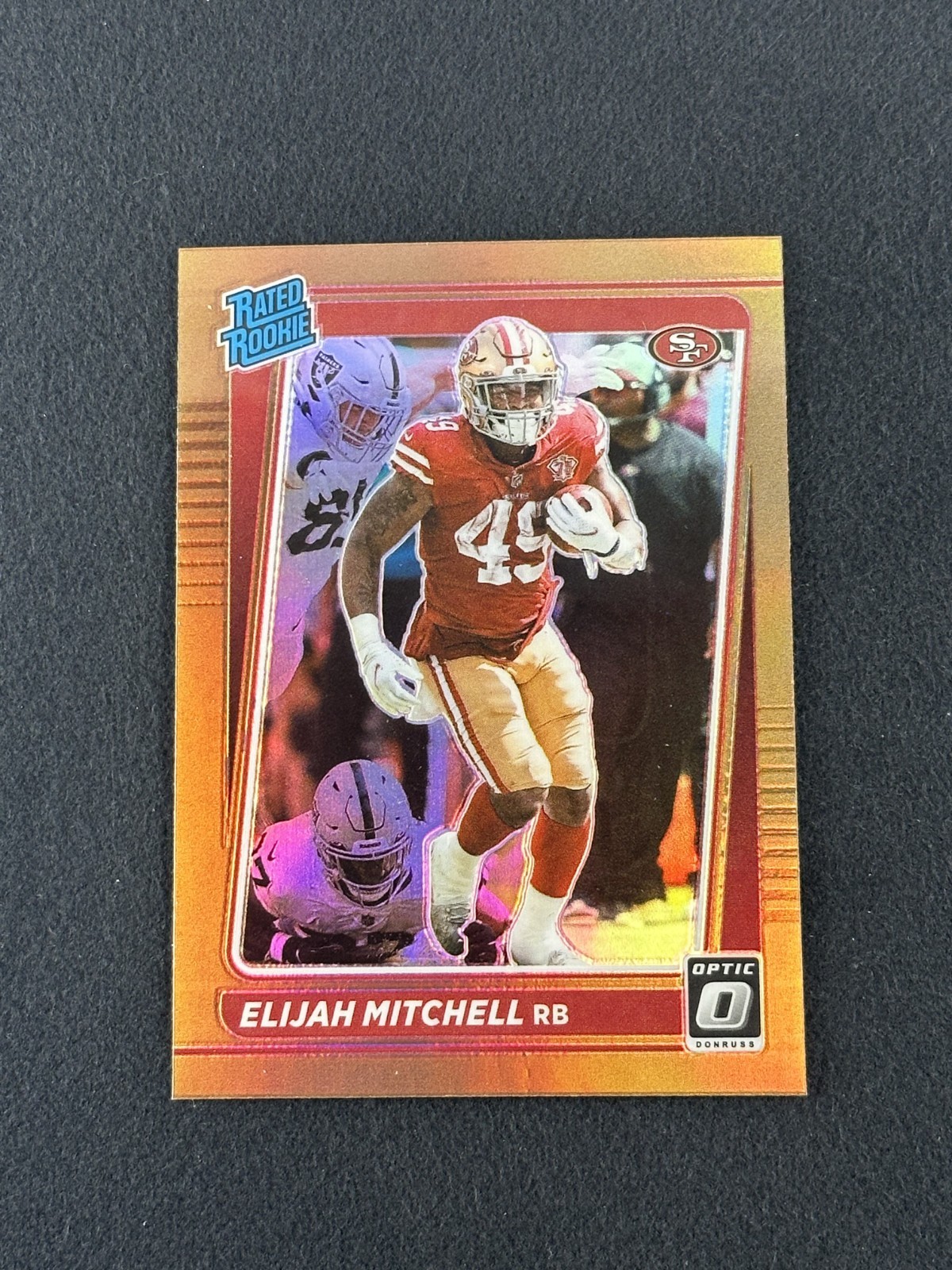 Elijah Mitchell Panini Donruss Optic #291 Bronze