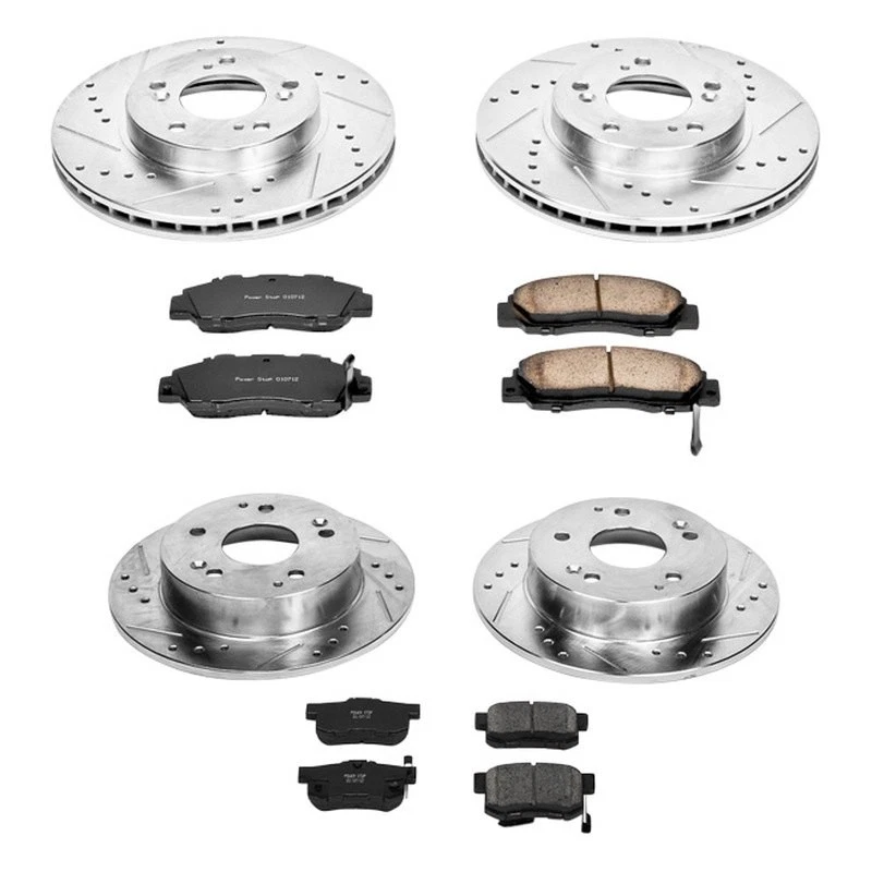 PowerStop K707 Brake Kit For Acura Integra 1997-2001 Front Rear - Image 2 of 4