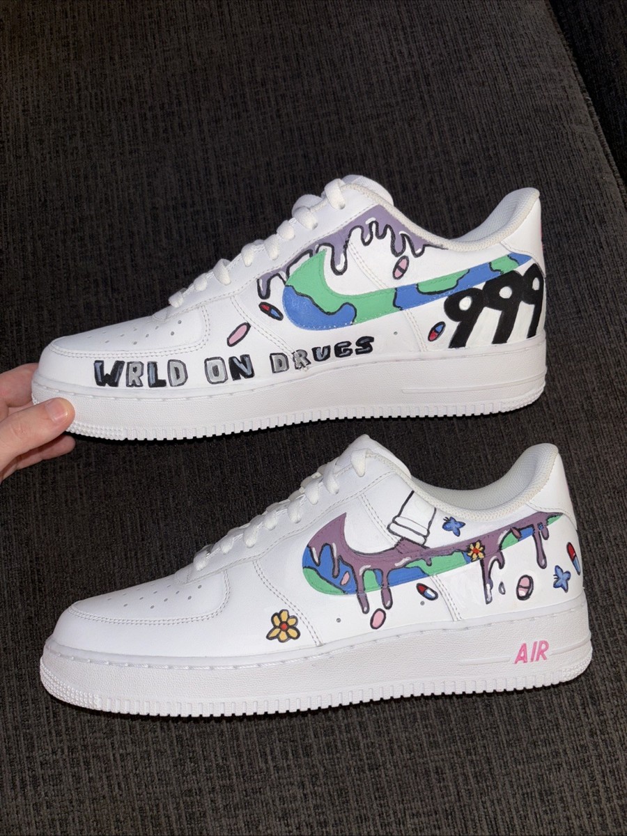 Custom Juice Wrld Nike Air Force 1s Size