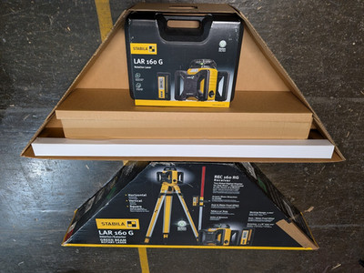 STABILA LAR 160 G Rotary Laser Set with Tripod and Grade Rod, Cat. # 04500TR