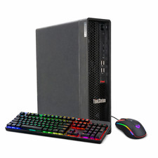 Lenovo ThinkStation P340 SFF Intel i5 10th Gen 16GB RAM 512GB SSD Win11 RGB KBM