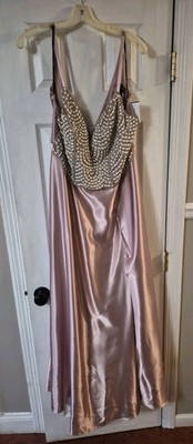 SPEECHLESS Womens Spaghetti Strap Full-Length Formal Gown - Size 17 NWT
