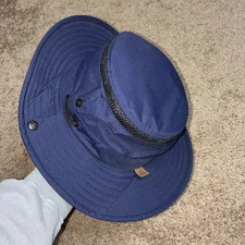 Tilley LTM3 Airflo Snap-Up Hat Blue 7-1/4