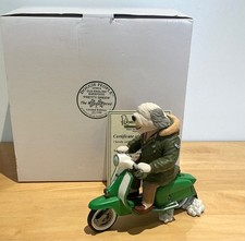 Robert Harrop - DPWR10 Old English Sheepdog Pretty Green - MOD on Scooter Ltd Ed