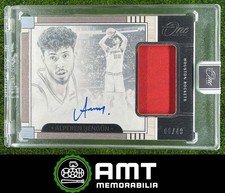 Alperen Sengun 2023-24 Panini One and One 6/49 Jersey Auto Rockets JA-ASG