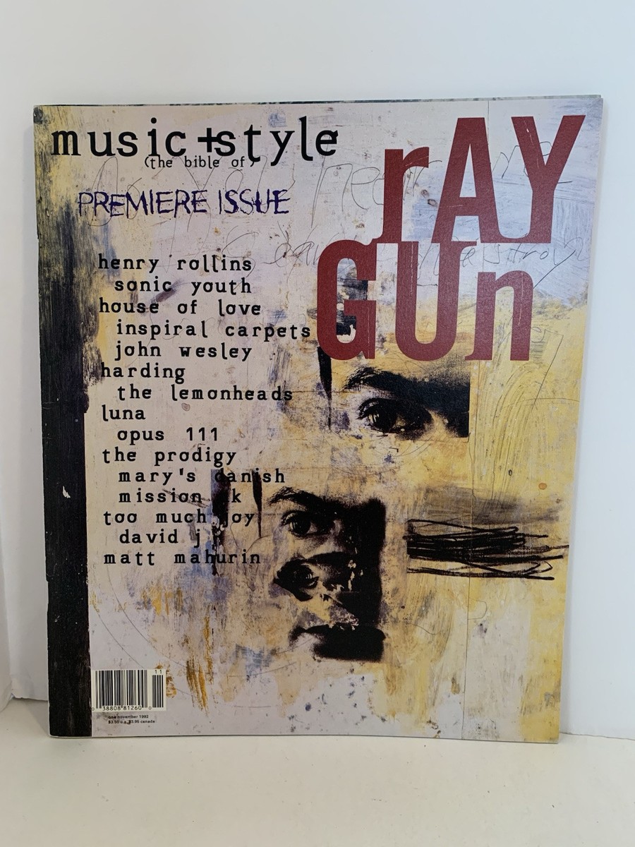 1992 Ray Gun Magazine #1 Issue Henry Rollins David Carson