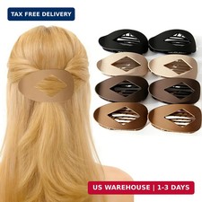 Flat Claw Clips for Women 8PCS Non-Slip Strong Hold, French-Inspired Elegant cli