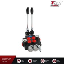 2 Spool Hydraulic Directional Control Valve Double Acting Cylinder Spool 11GPM
