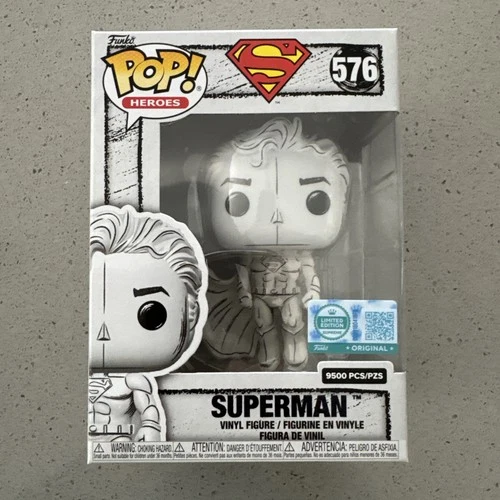 Funko Pop! DC Superman (Sketch) #576 LE 9500 Pieces Supreme w/Protector