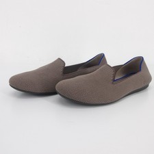 Rothy  s The Loafer Size 6 Mocha Brown Round Toe Flats Slip On Shoes