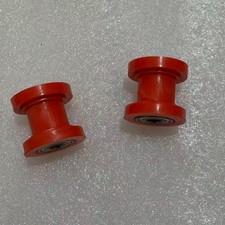 2PC Red 10mm Chain Roller Slider Tensioner Wheel Guide Pit Dirt Mini Bike ATV